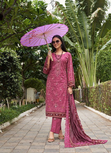 Bin Saeed Vol 18 By Jihan Lawn Printed Dress Material Wholesalers In Surat